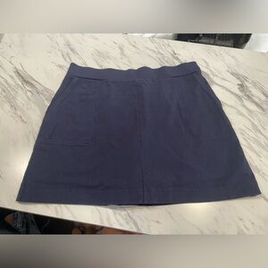 Croft & Barrow Dark Blue Mini Skort